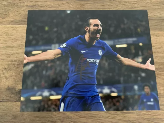 DAVIDE ZAPPACOSTA - Foto Firmata a Mano 10x8 - Chelsea Italia - Calcio