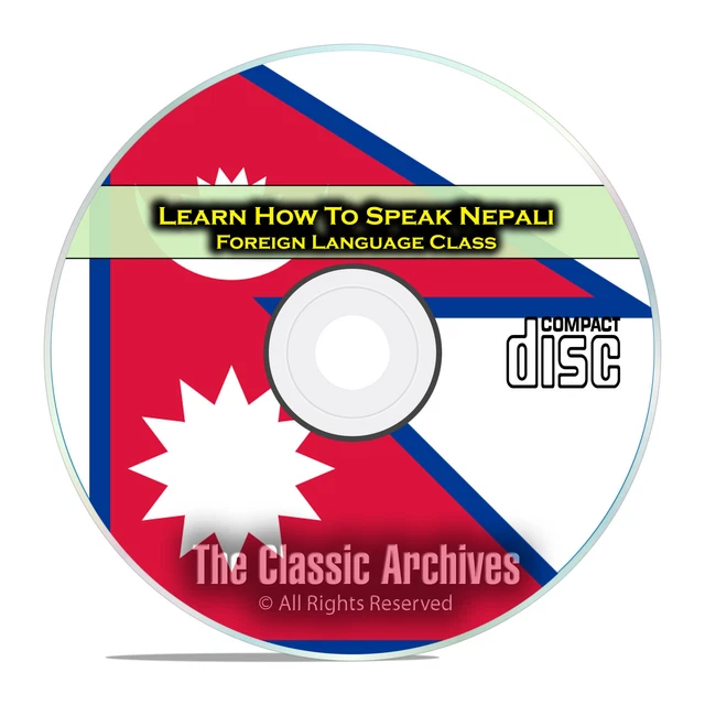 Learn How To Speak Nepali, Fast & Easy Foreign Language Training Course, CD E09