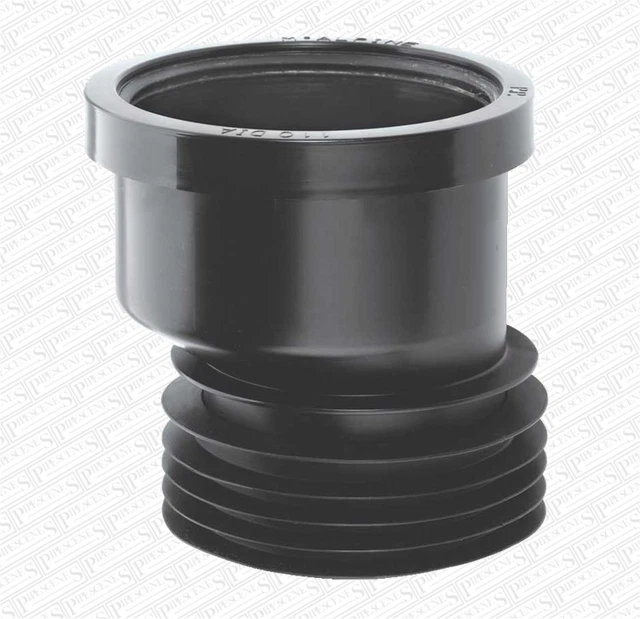 OFFSET DRAIN ADAPTER 4" Soil PVC Waste to Clay Cast Iron Plumbing