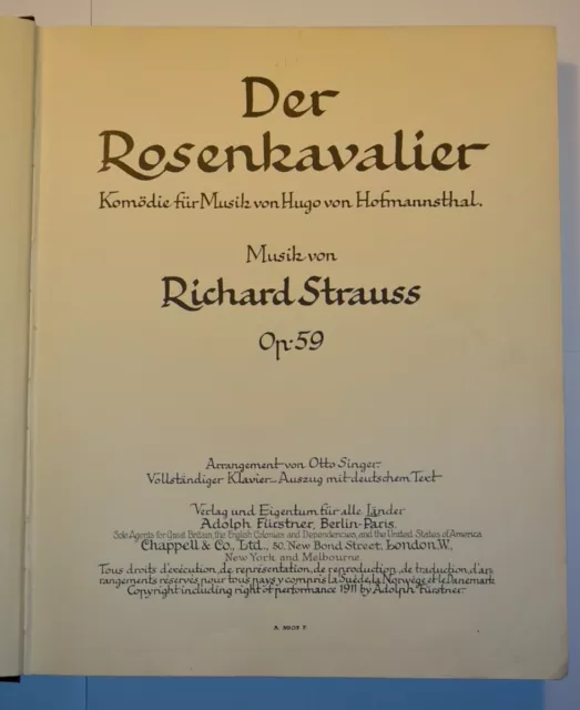 RICHARD STRAUSS & ELISABETH SCHUMANN, orig. Autographen, Der Rosenkavalier, 1935 3