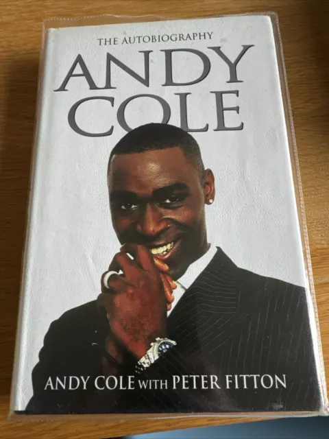 Andy Cole signed The Autobiography Manchester United Newcastle United