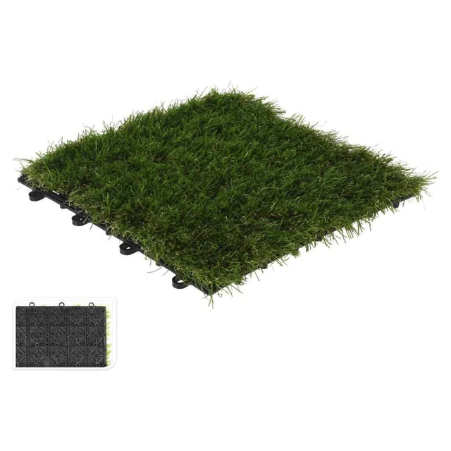 ProGarden Kit Piastrelle Erba Artificiale 6 pz