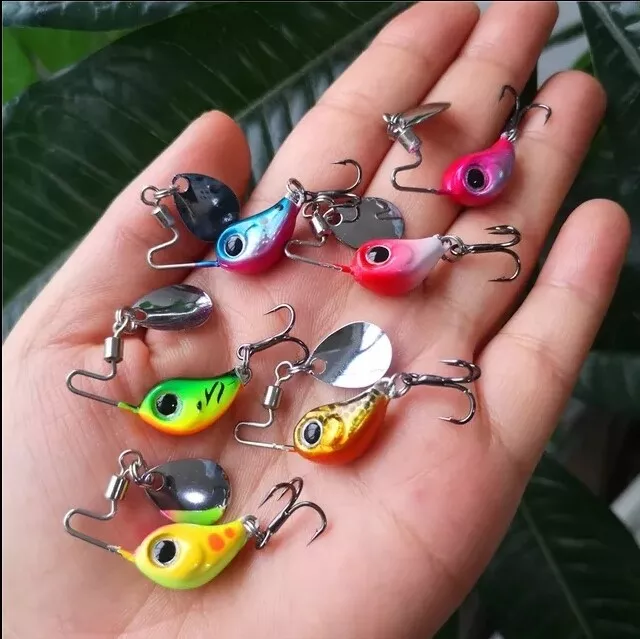 Japan Diamond Jig Spinner Bait 3D Eyes Kunstköder Fishing Lure Raubfisch 4 Gr.