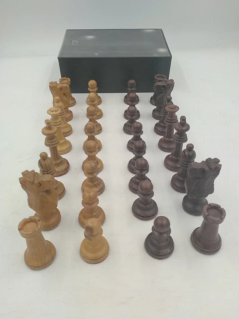 Jeu D Echecs Staunton Numéro 4 Ajedrez Stawton Look Bois Luxe