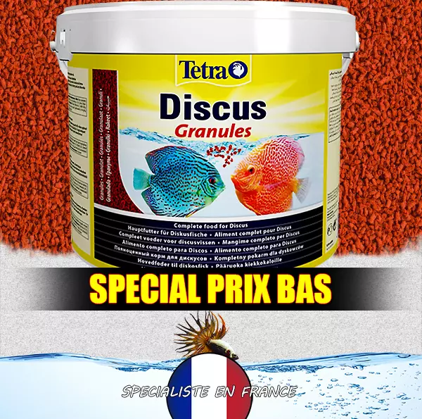 Granulés Tetra Prima Discus aliment pour poissons d'aquarium en VRAC