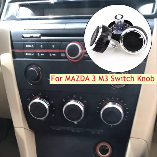 Améliorez votre climatisation pour MAZDA 3 avec un ensemble de 3 boutons d'inte