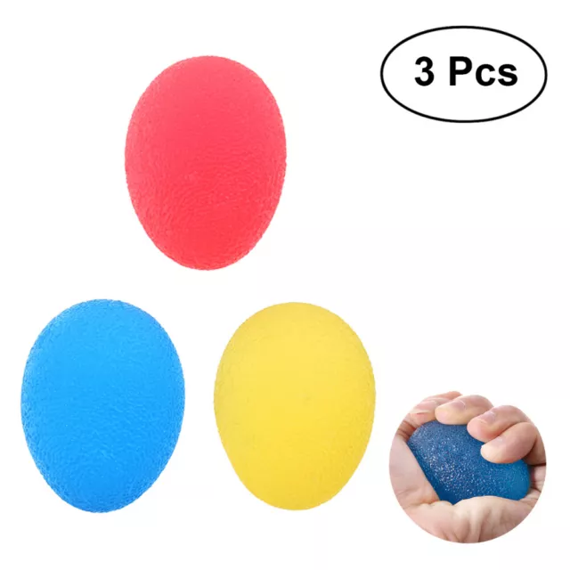 3 Pcs Fingerübung Stressabbau Spielzeug Hand Massage Ball Griffigkeit