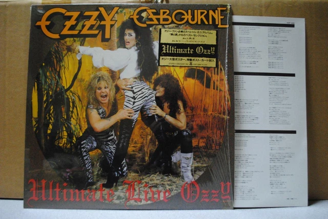 OZZY OSBOURNE / ULTIMATE LIVE - Japan LP COMPLETE $100.00