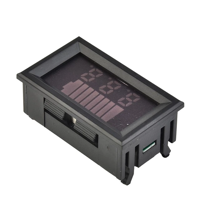 12V LEAD-ACID BATTERY Indicator Capacity Voltage Display LED Tester ...