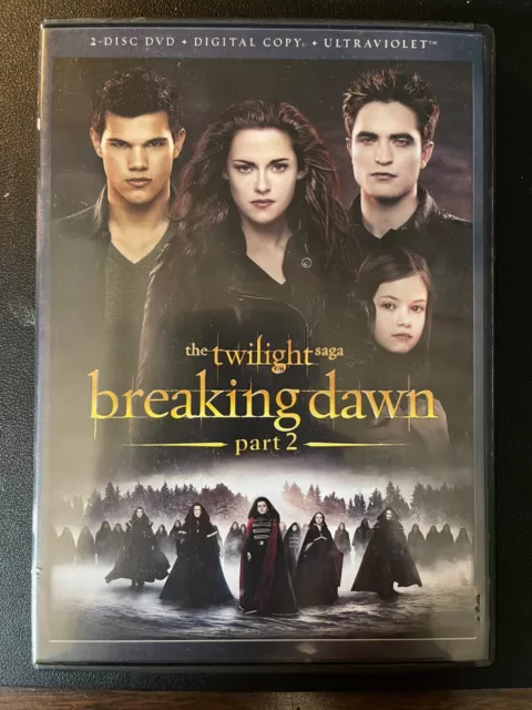 The Twilight Saga: Breaking Dawn, Part 2 (DVD, 2012) Robert Pattinson