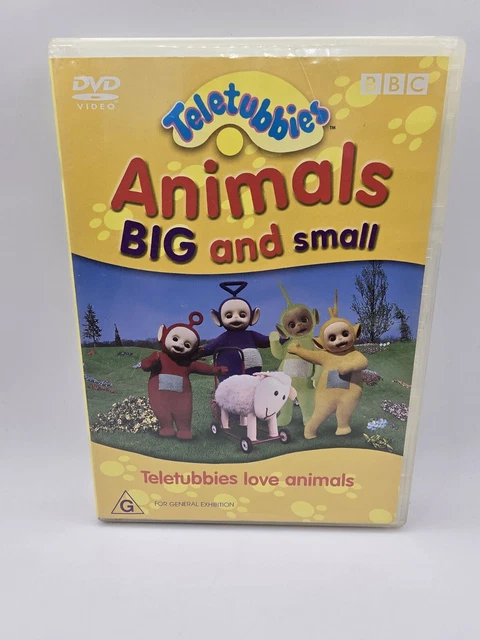 TELETUBBIES - ANIMALS Big and Small - DVD - PAL - Region 4 RARE BBC ...