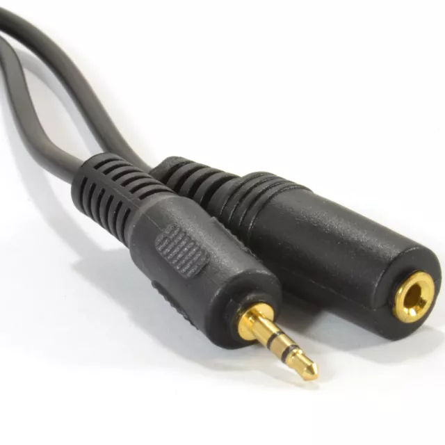 3m 2.5mm Stereo Jack Plug to 2.5mm Jack Socket Extension Cable [003531]