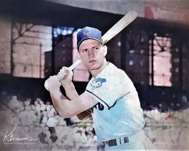 Ken Hubbs ~ Chicago Cubs 1962 NL ROY Kenny Various Sizes Oil Style Art Print