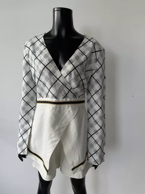 Sass And Bide Spot Check Playsuit Size 14