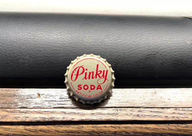 Vintage Unused Pinky Soda Pop Beverage Soft Drink Cork Bottle Cap Crown Erie Pa