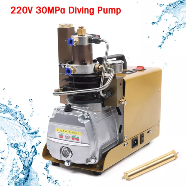 Compressore aria respirabile 220 V aria compressa compressore subacqueo pompa per vuoto 2800r/m 1,8 KW