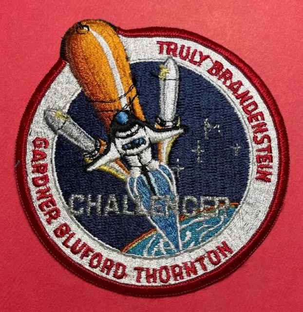 Sts-8 Space Shuttle Challenger Nasa Challenger In Bullion Thread Patch