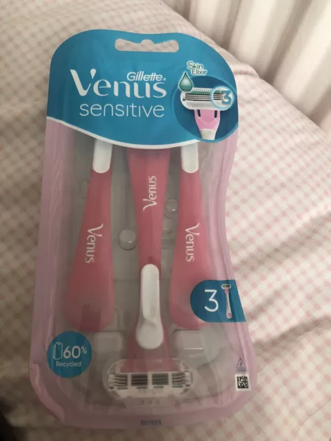 Gillette Venus Sensitive Women's Disposable Razors ( 3 Pack)