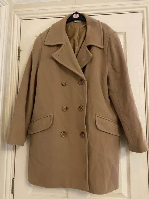 NUAGE AT DEBENHAMS Womens Wool Blend Coat Size 16 7.50 PicClick UK