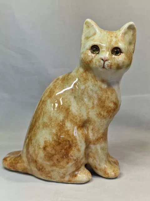 Vintage Winstanley Cat, Seated, Ginger, Size 2