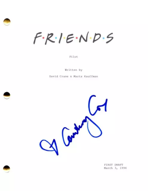 Courteney Cox Signed Autograph Friends Full Pilot Script - w/ Jennifer Aniston