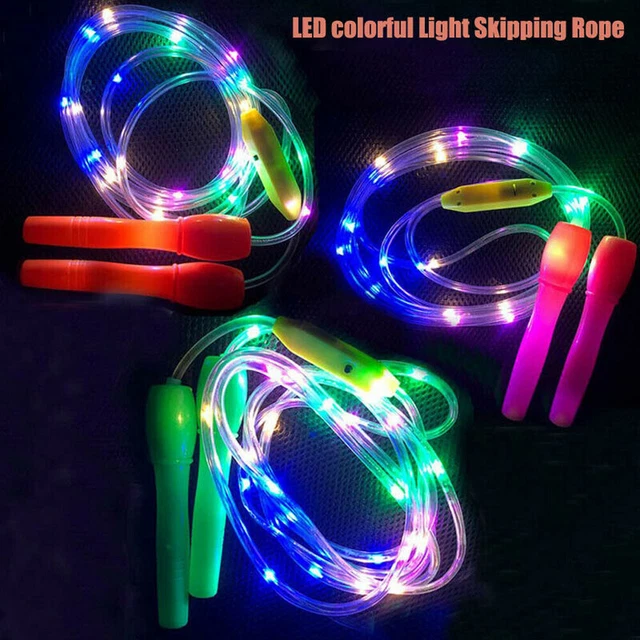 Up Lighting Led Rope MODES FOR CHILDREN Luminous Skipping Rope Light Up Kid Jump Rope Led ...