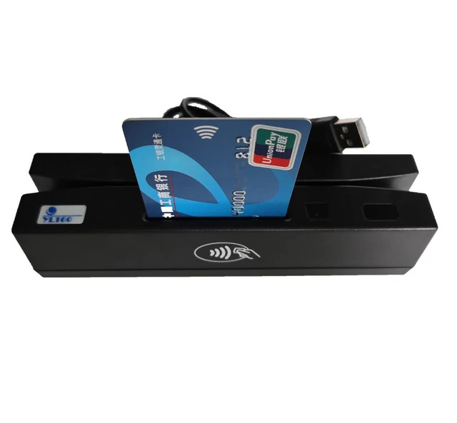 YL160 4-in-1 Magnetic Card Reader + EMV/IC Chip/RFID/PSAM Reader