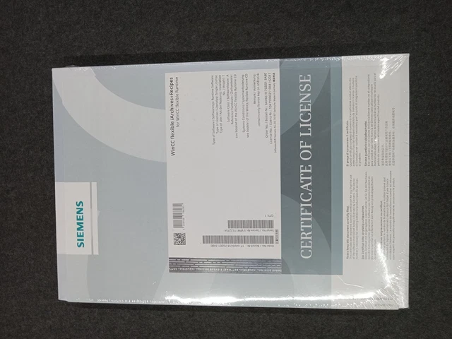 SEALED SIEMENS WinCC flexible/Archives+Recipes 6AV6618-7GD01-3BA0
