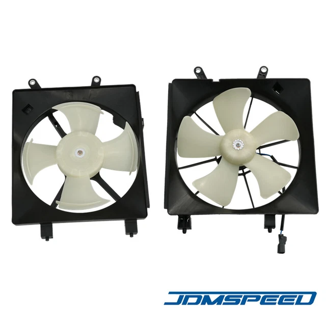 LEFT & RIGHT Radiator Cooling Fan w/ A/C Condenser Fan For 20012005