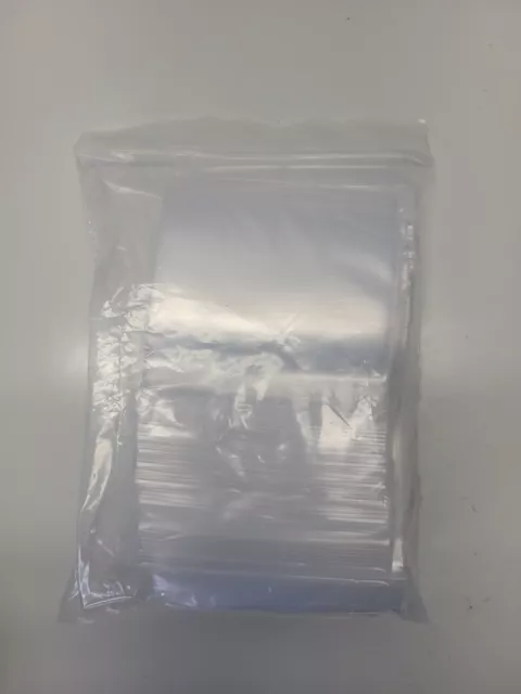 100 count 4x5 Reclosable 2MIL Zipper Bags Clear Poly Resealable Bags 4" x 5"