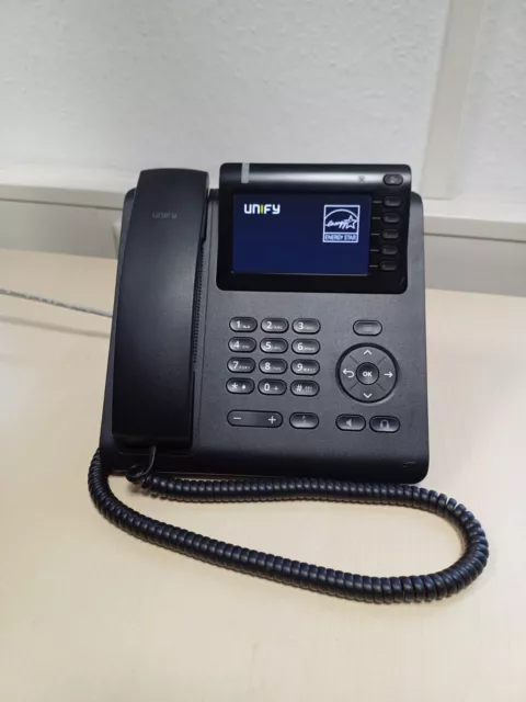 Unify OpenScape Desk Phone CP600 VoIP-Telefon - Schwarz Top Rechnung + Mwst. HFA