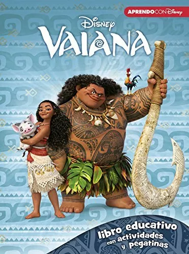 Vaiana. Libro Educativo Disney Con Actividades Y Pegatinas