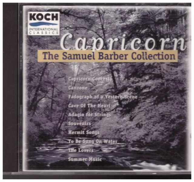 Capricorn - The samuel Barber Collection {CD} Canzone,souvenirs 1996 Koch Int