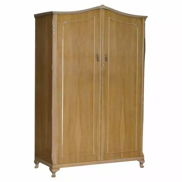 The Walnut Works Circa 1940'S Light Walnut X Large Wardrobe Part Of Large Suite