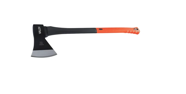 Ascia Spaccalegna VALEX Da 1500 Gr – Lama In Acciaio Forgiato 140 Mm, Manico In Legno, Lunghezza 650 Mm | Per Legna Da Camino E Giardino