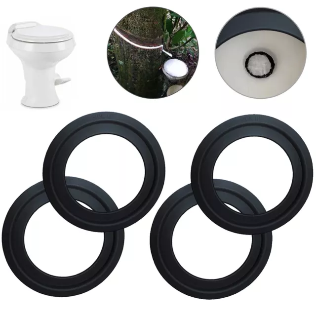 4PCS SEALAND TOILET Ball Flush Seal Kit For Dometic 300 310 320 RV