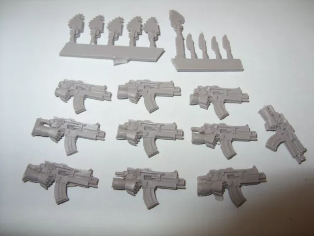 40K Harz HORUS HERESY - Space Marine LEGION UMBRA BOLTERS Waffen-Set