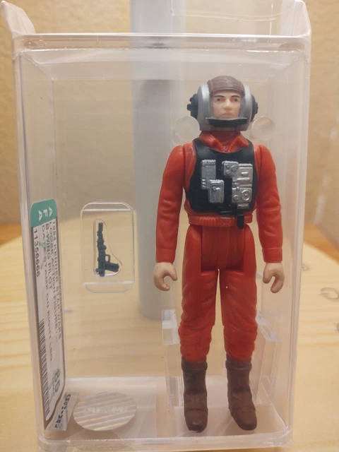 B-Wing Pilot AFA 85 NM+ Near Mint Graded Loose Vintage Kenner Star Wars Figure