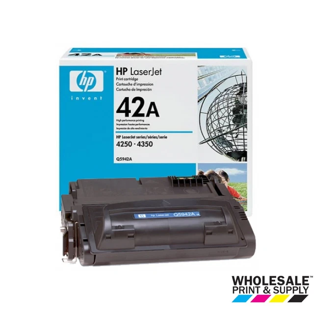 New Genuine HP 42A Toner Cartridges Q5942A LaserJet 4240 4250 4350