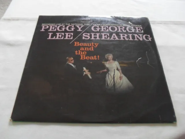 Peggy Lee/George Shearing-Beauty And The Beat Orig 1959 Uk Capitol Vocal Jazz Lp