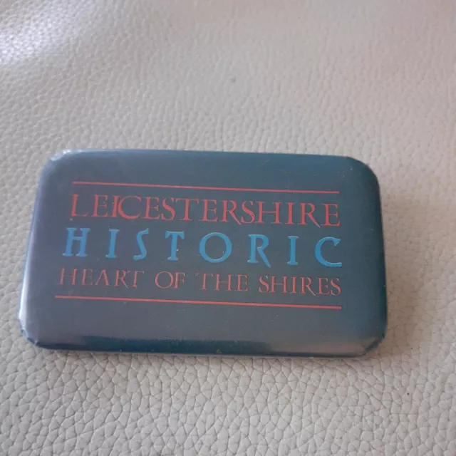 Leicestershire Heart Of The Shires Vintage Badge
