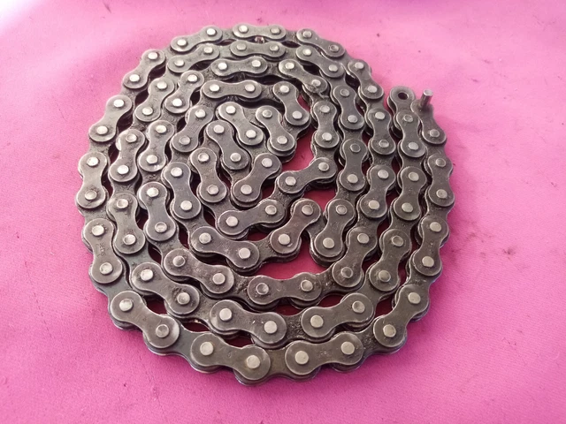 Chaîne de vélo à rouleaux, 1.5 mètres de Long, 120 maillons, pas de 12.7, 085-1, 1 pièce DOLUNTO