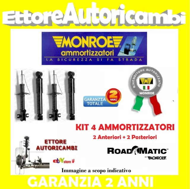 Kit N.4 Ammortizzatori Monroe Opel Meriva 2003--> Nuovi