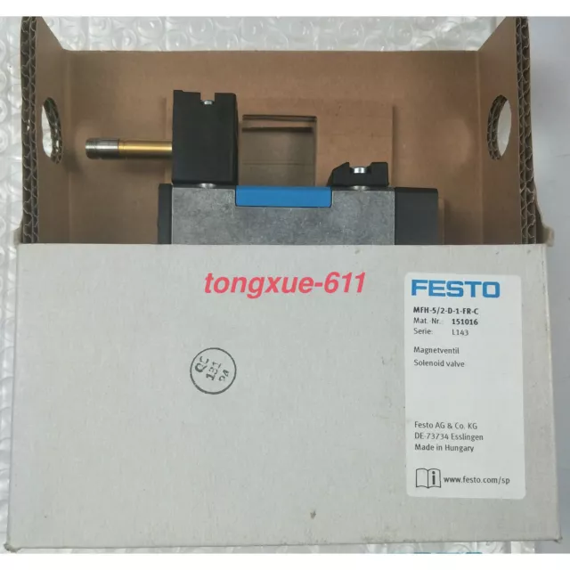 brand new festo Solenoid Valve MFH-5/2-D-1-FR-C 151016 Via FedEx or DHL