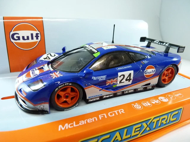 SCALEXTRIC C3969 MCLAREN F1 GTR No.24 Gulf Edition 1 32 Slot Car