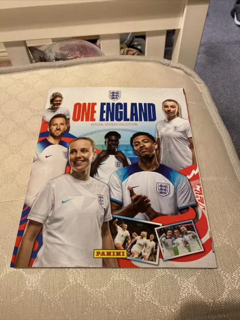 One England Official Sticker Collection Complete Album