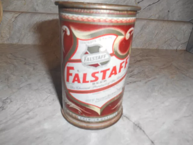 vintage Falstaff Beer Can Tin Mug advertising collectable