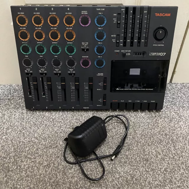 TASCAM Porta 07 Ministudio Multitrack 4 Track Cassette Recorder [Dual Speed mod]