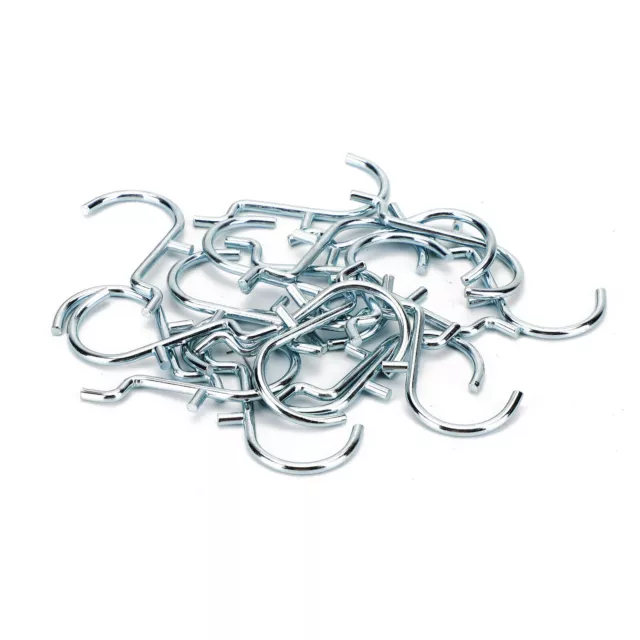 20 pezzi ganci a parete forata ganci in metallo per parete forata assortimento ganci set di ganci D