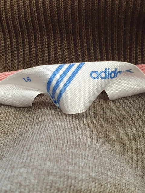 Felpa Con Cappuccio Tt330 Ragazza Adidas Marrone Rosa Maniche Lunghe Con Cerniera Età 16 Anni 6